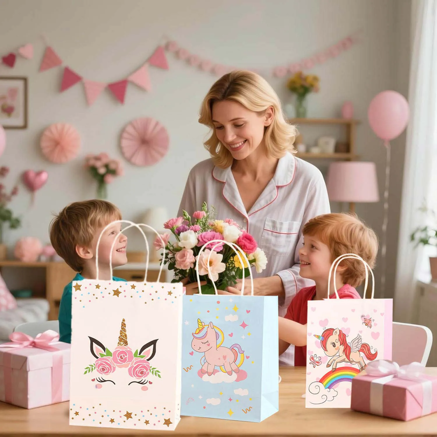 20 PCS Rainbow Horse Birthday Bags(Diagram2) 20 PCS Rainbow Horse Birthday Bags(Diagram2)