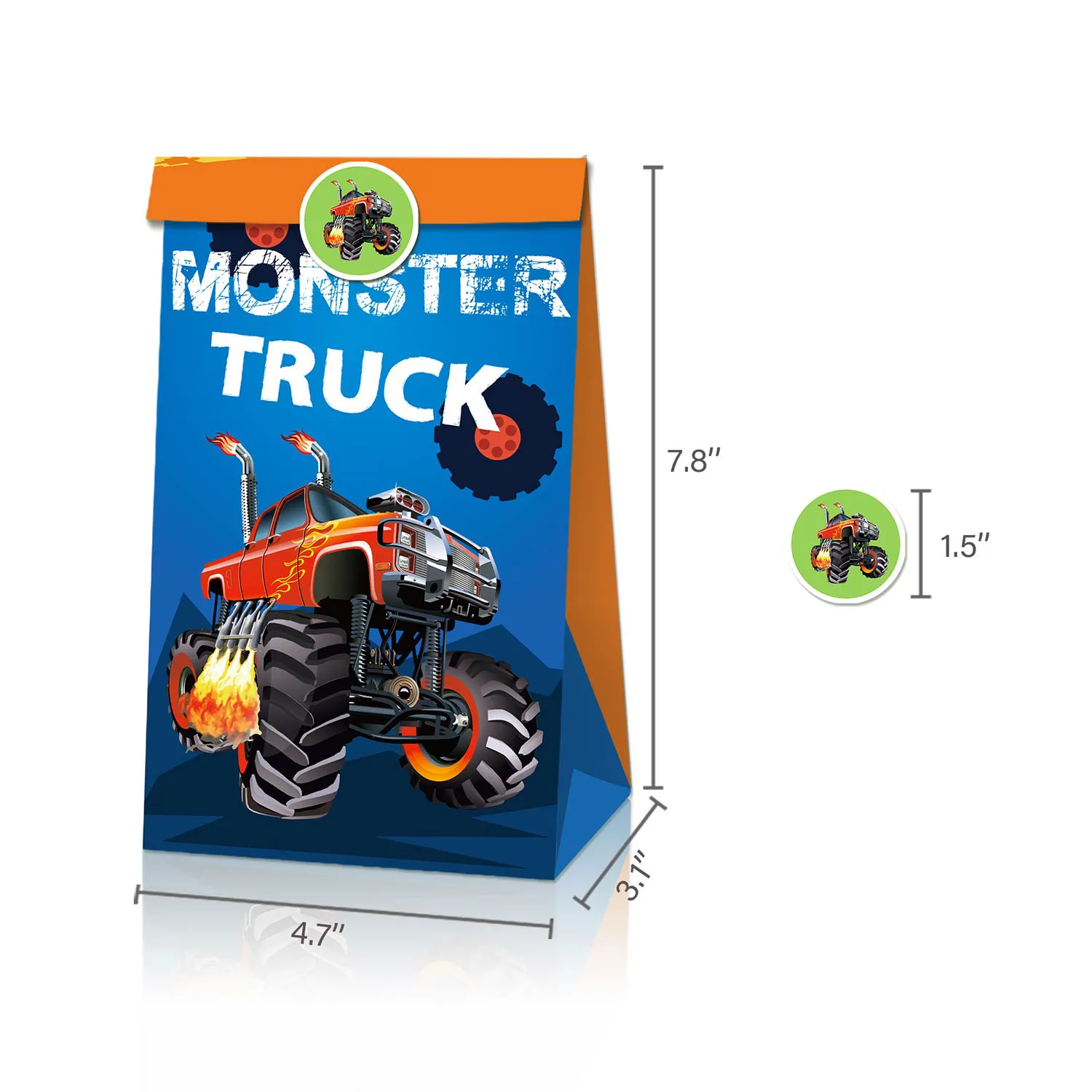 12 PCS Racing Car Themed Candy Paper Bags for kids(Diagram1) 12 PCS Racing Car Themed Candy Paper Bags for kids(Diagram1)