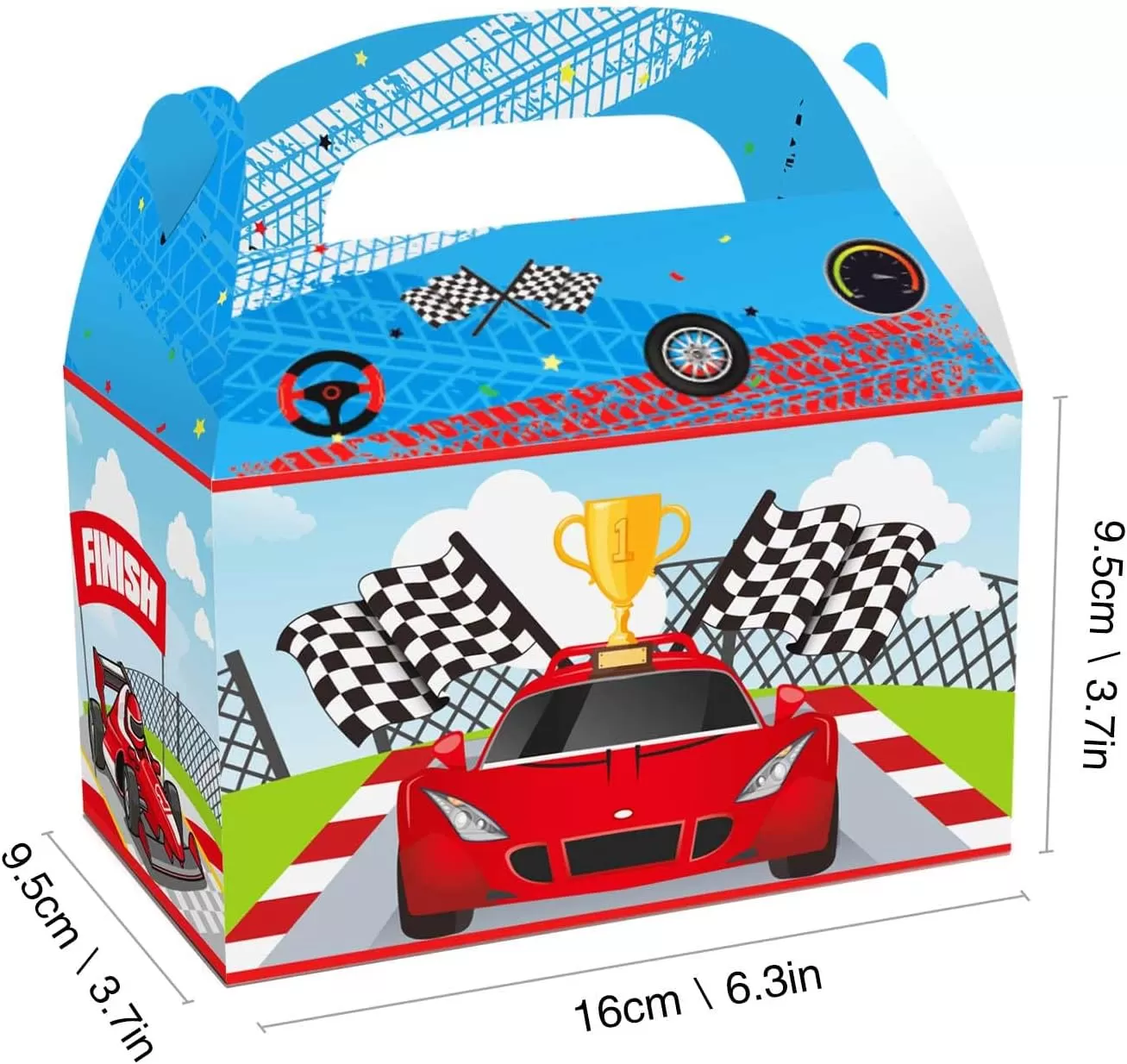 12 PCS Racing Car Paper Boxes(Diagram1) 12 PCS Racing Car Paper Boxes(Diagram1)
