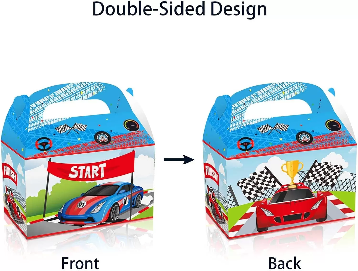 12 PCS Racing Car Paper Boxes(Diagram2) 12 PCS Racing Car Paper Boxes(Diagram2)